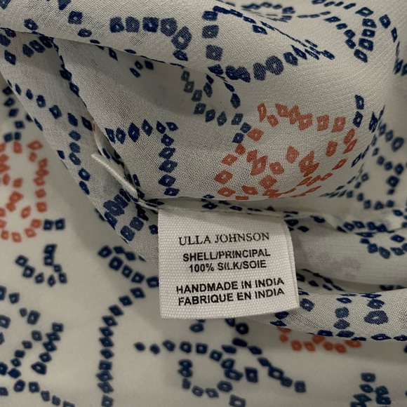 Ulla Johnson silk ruffled blouse - Picture 7 of 8